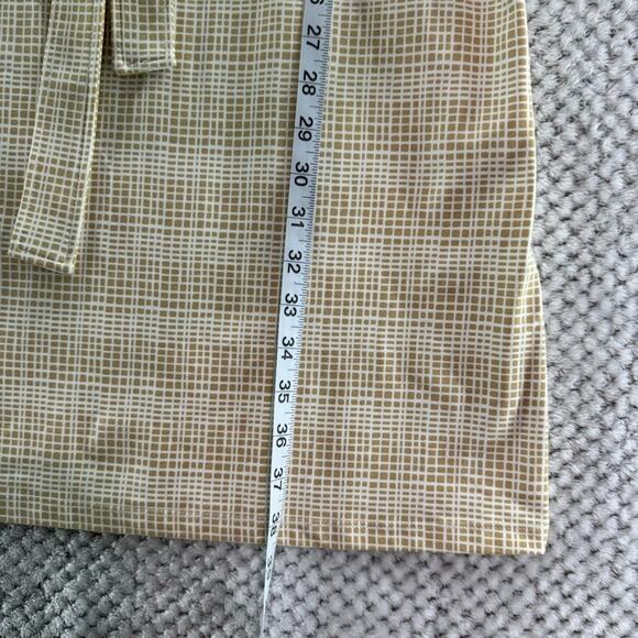 J McLaughlin Dress Women S Tan Mod Matrix Catalina Cloth Calla Shirt 3/4 Sleeve - Picture 11 of 16